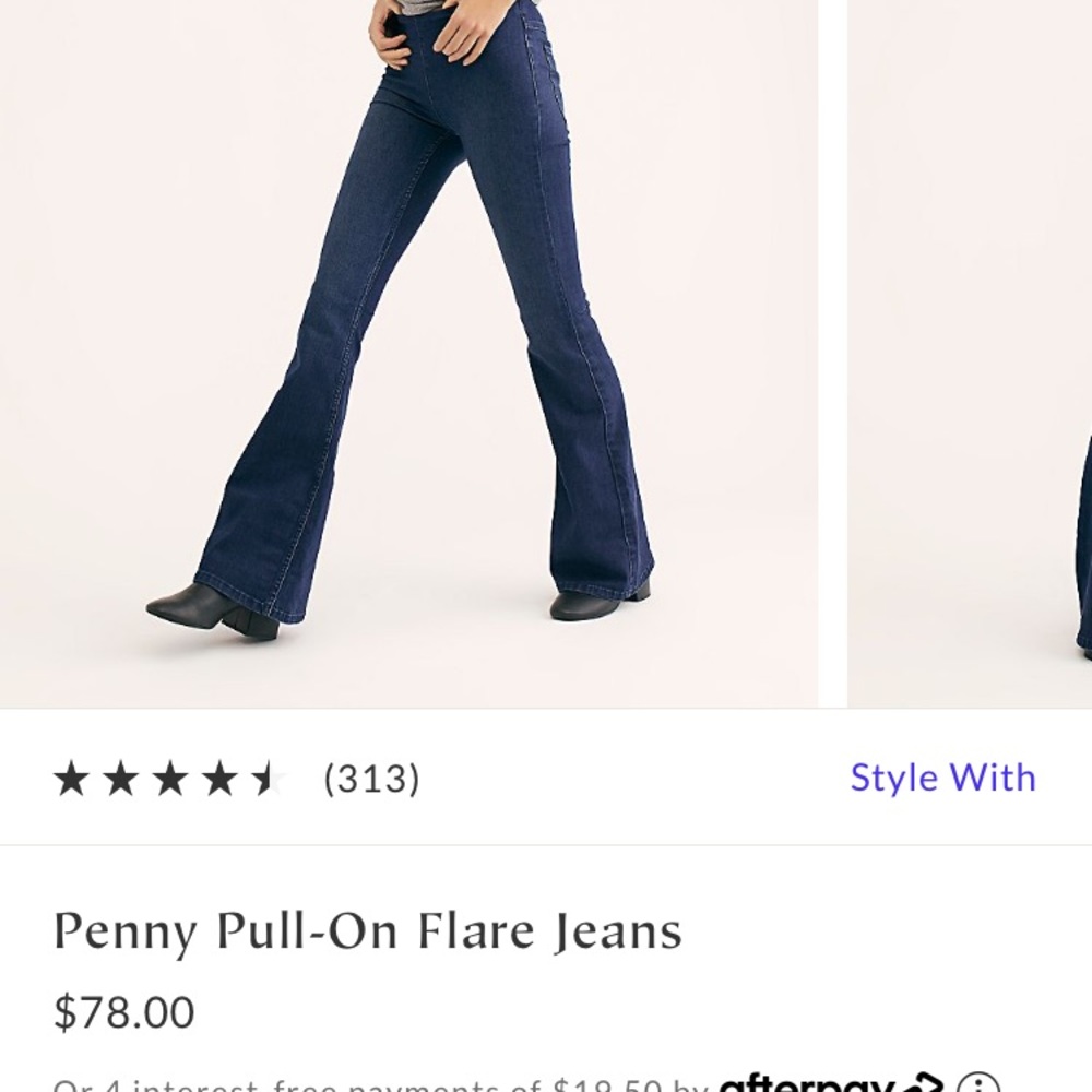 Free people penny Jeans size 29 short